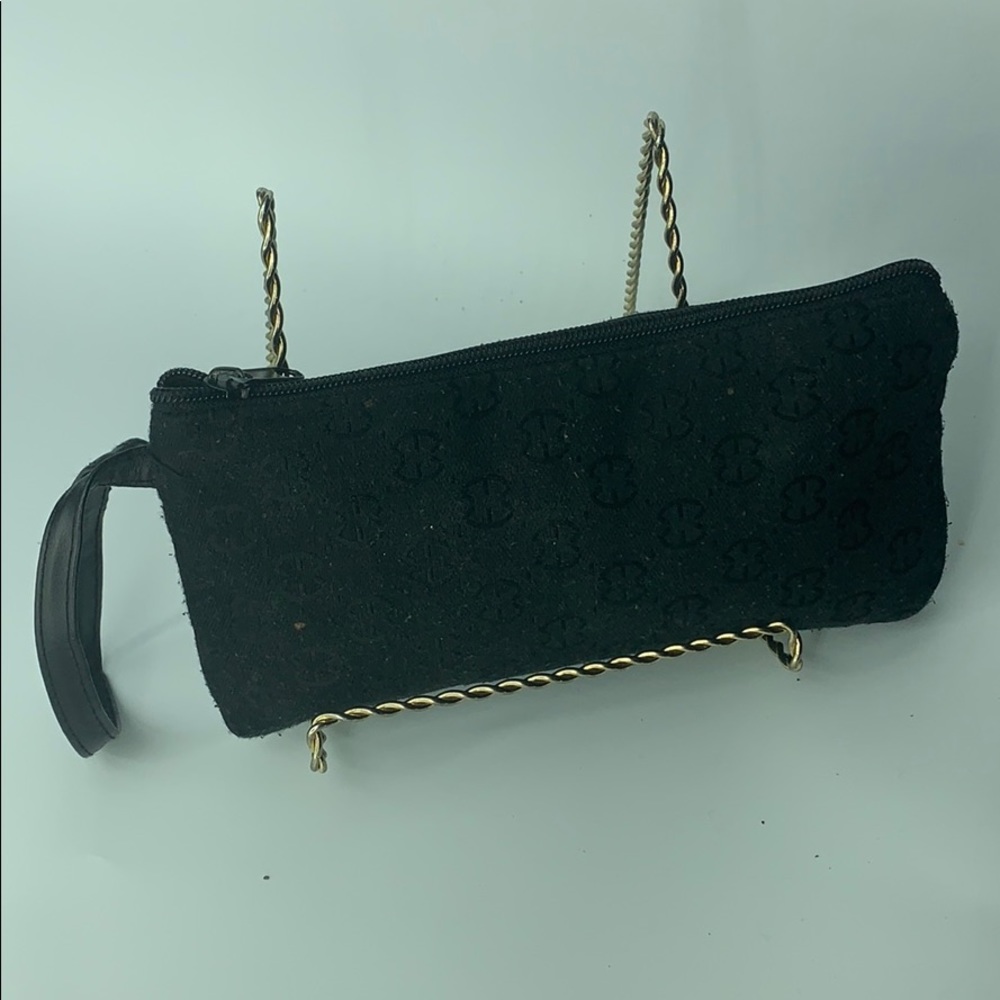 Black Zipper Clutch